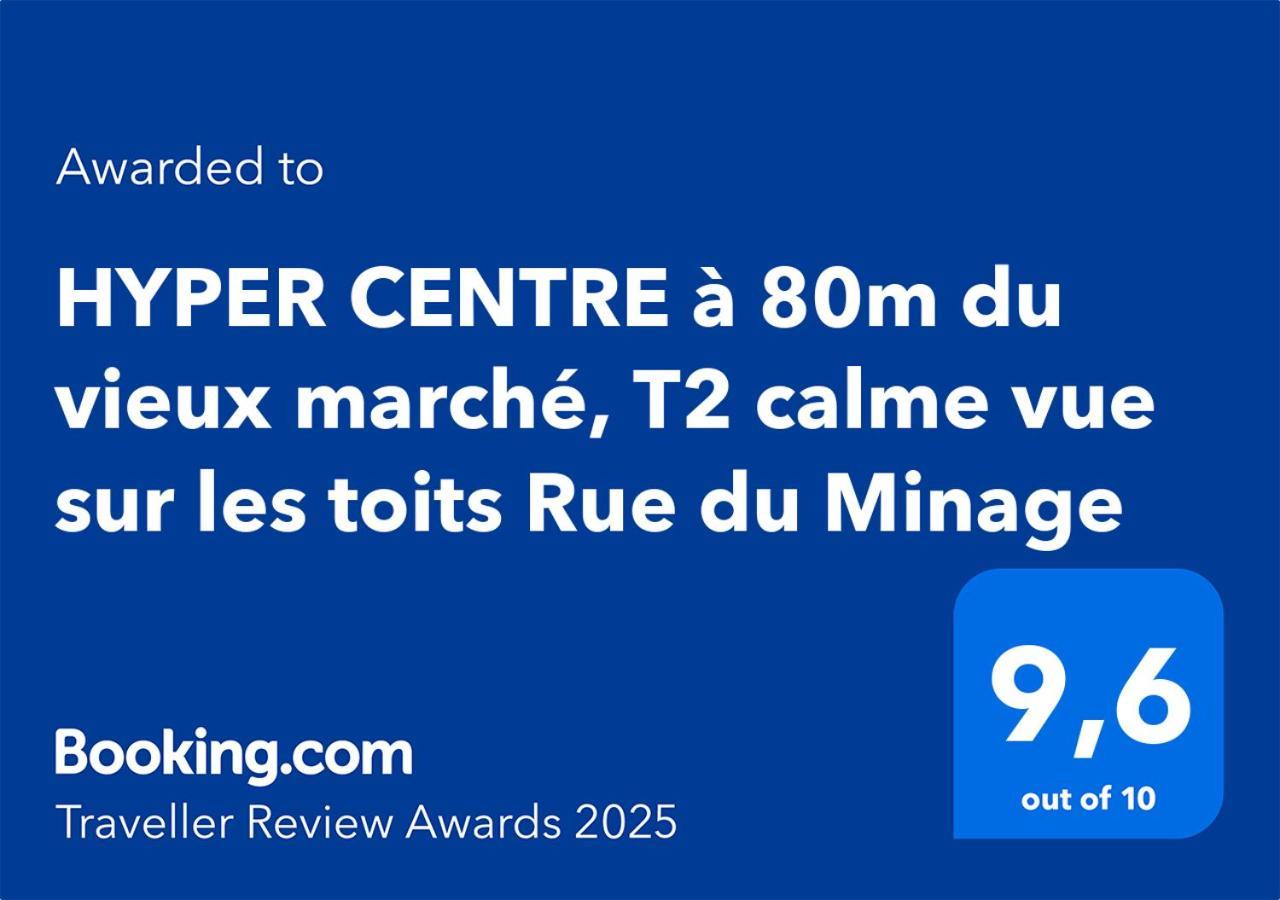Hyper Centre A 80M Du Vieux Marche, T2 Calme Vue Sur Les Toits Rue Du Minage Apartman La Rochelle  Kültér fotó